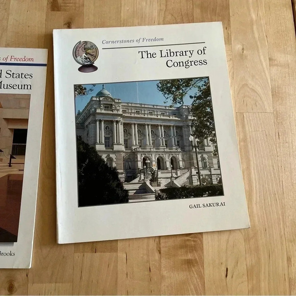 Lot of 5 Cornerstones of Freedom Books Children's Press Paperback Homeschooling - Picture 4 of 12